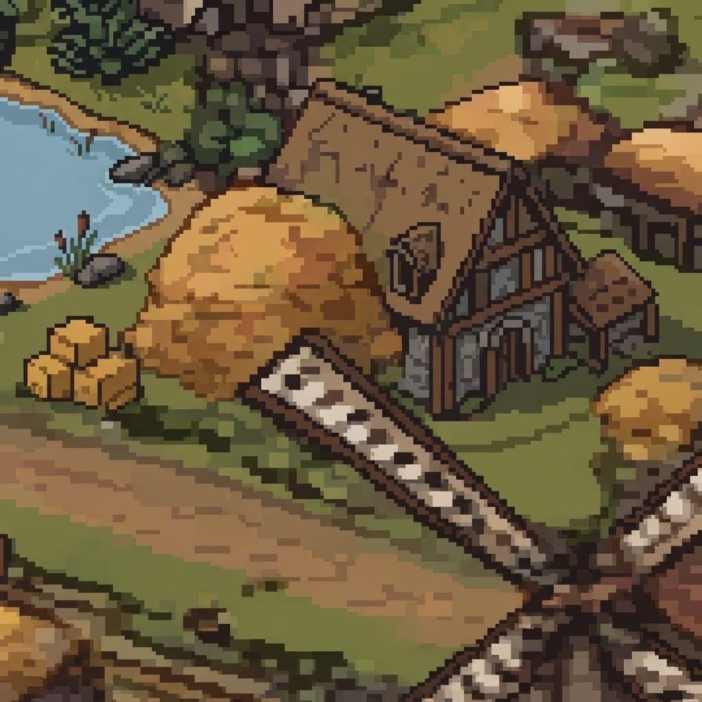 Image: This image is a soft, blurry, upscaled layout guid