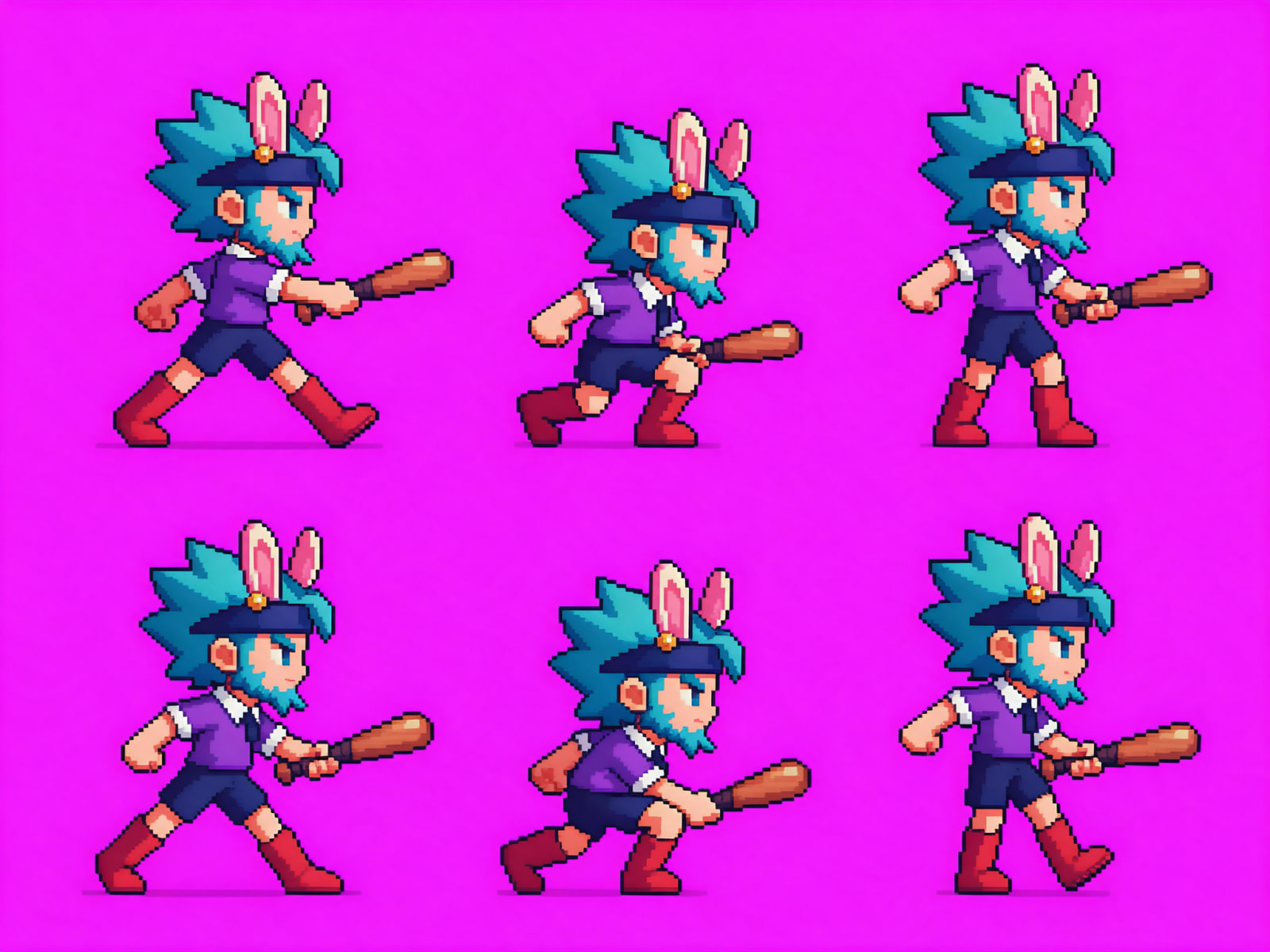 Worldoo Enemy Walk Sheet