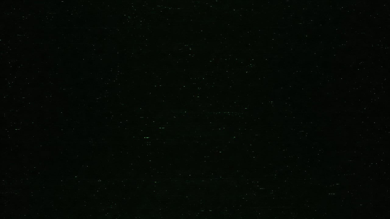 Disturbo TV a fosfori verdi 1920x100