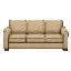 Simple fabric sofa