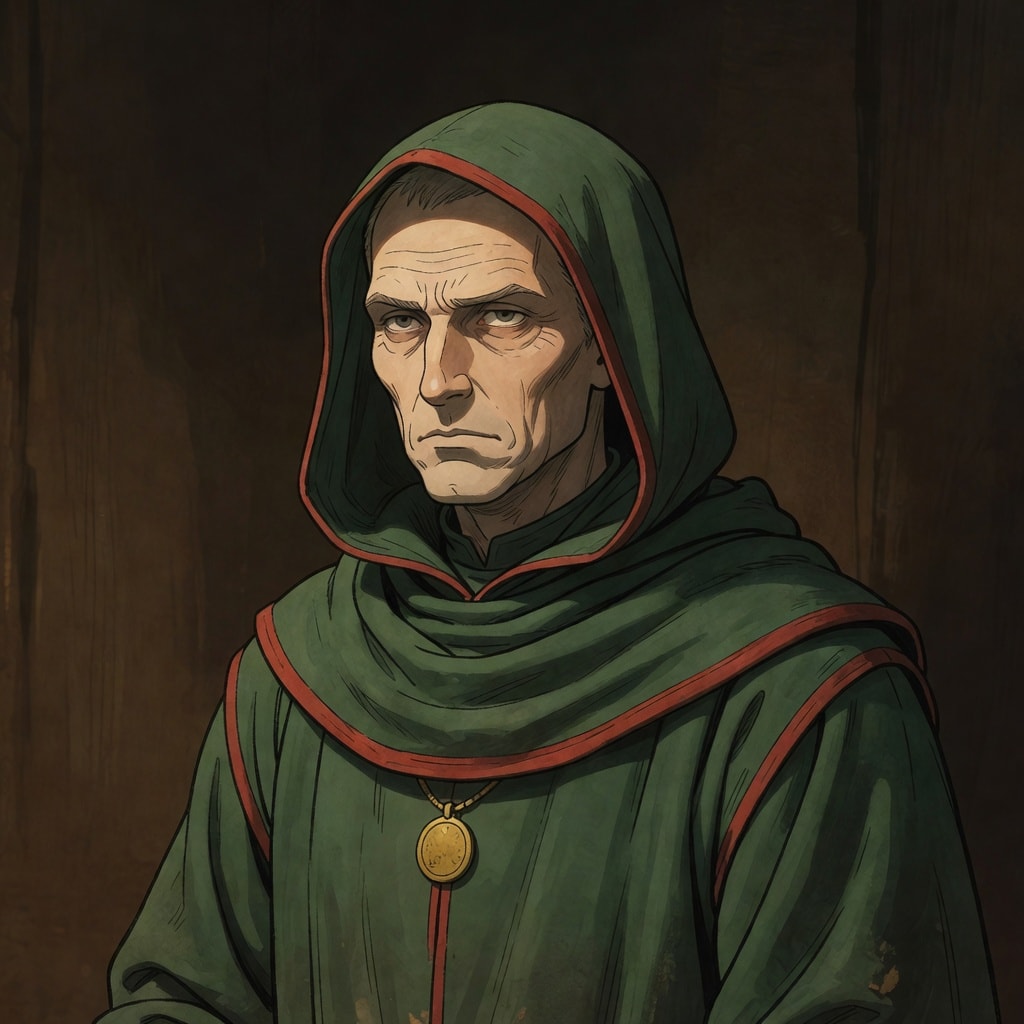 Portrait - Stern Devotee Cleric