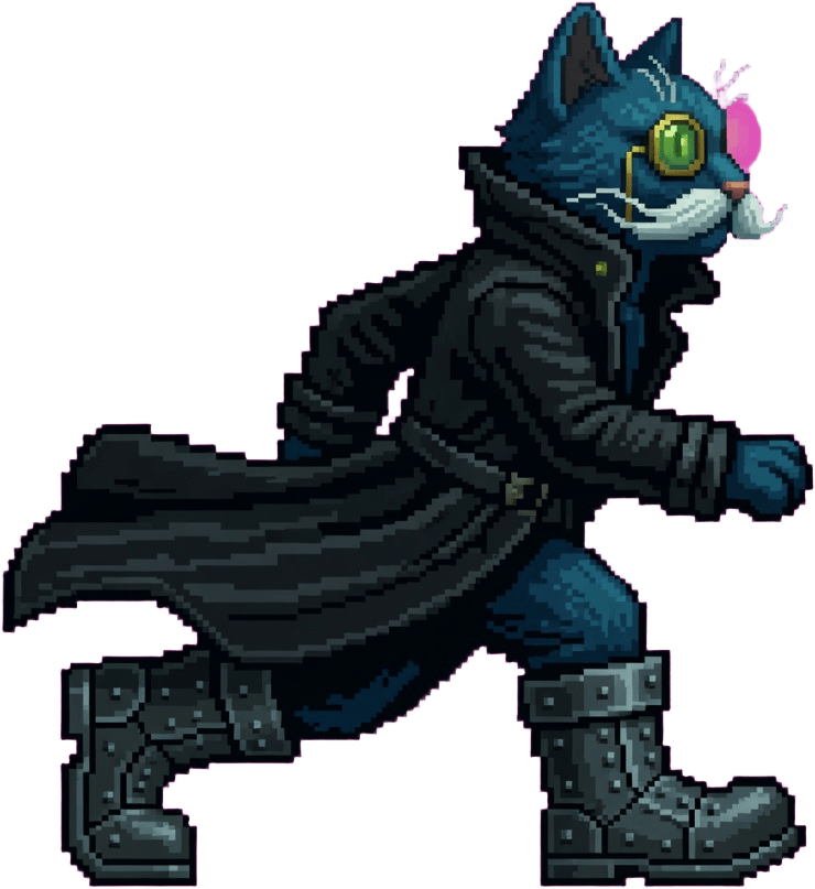 KickCat Run Frame 2