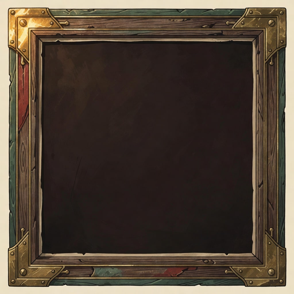 UI Panel Frame - Heavy Framed Dialog Panel