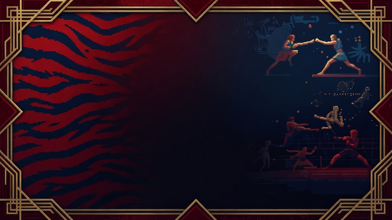 Arcade Fight Menu Background