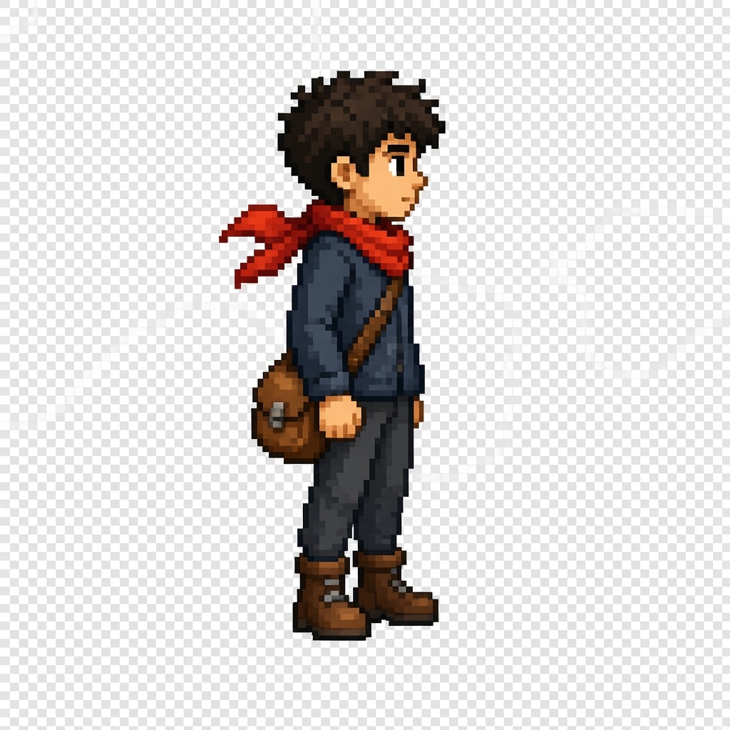 Pixel Courier Character