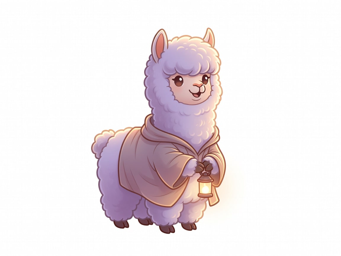 Llama card art - Suri akolyt
