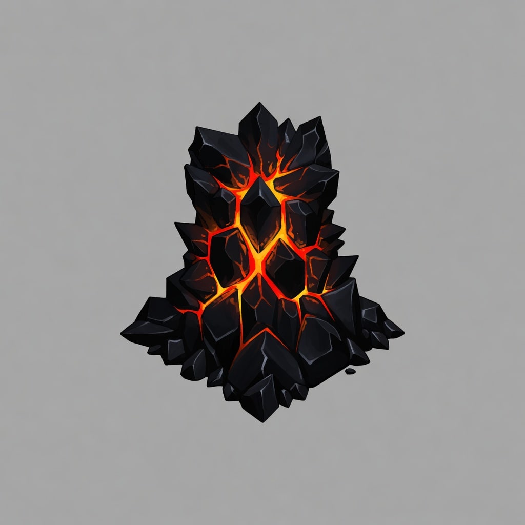 Obsidian Lava Defense Tower (1 / 2)
