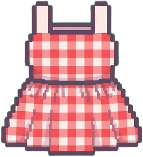 Dress Gingham Pinafore