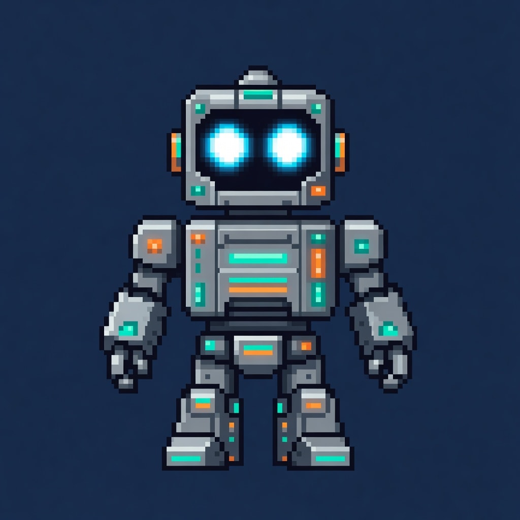 Pixel Art Robot