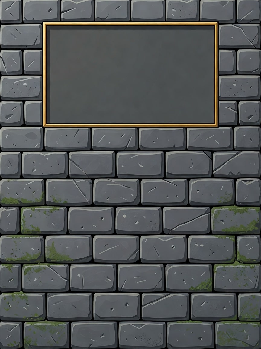 Brick Wall Panel Intact