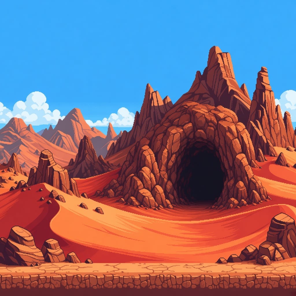 Rocky Cave Entrance (3)