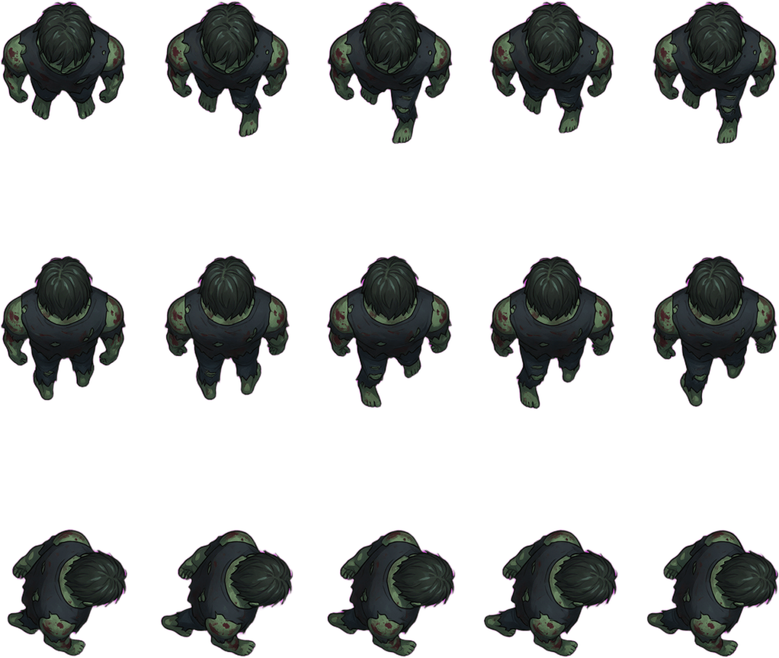 Zombie Top-Down Sheet v2