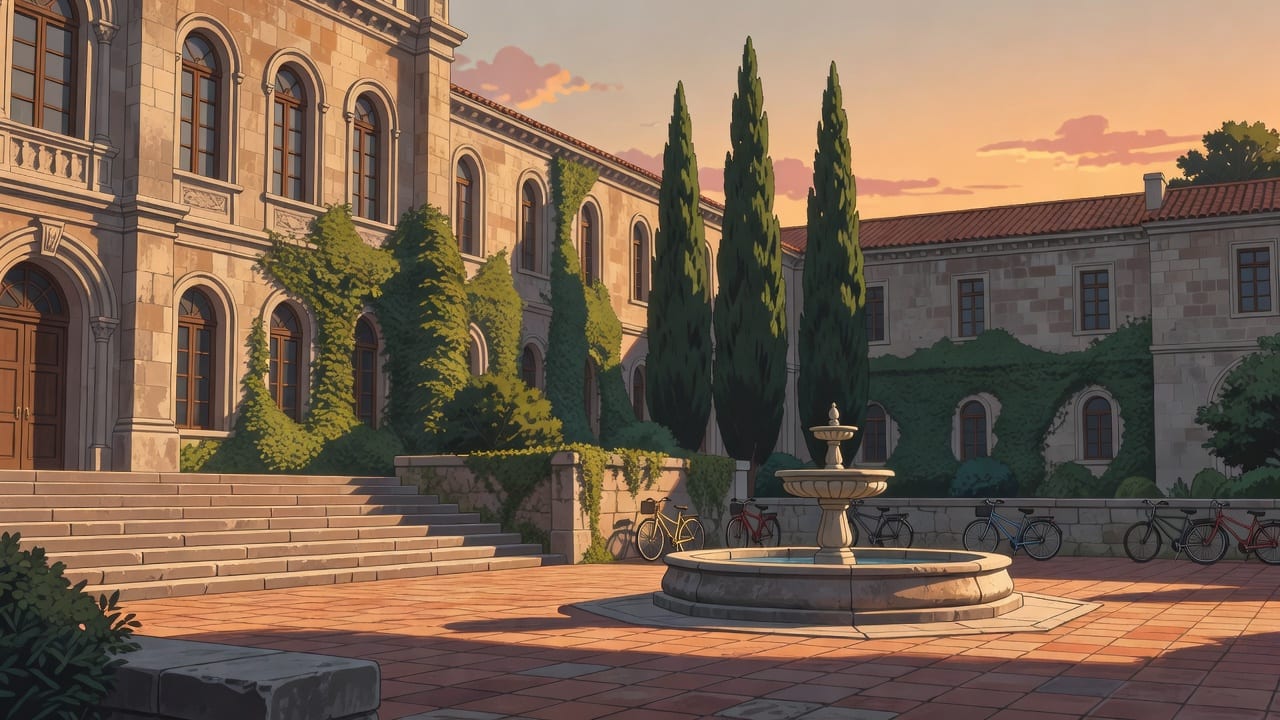 University Campus Exterior — BG