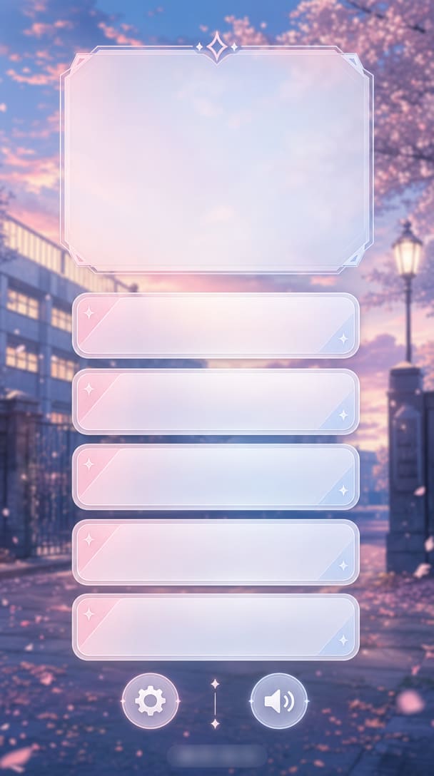 Main Menu — Mobile Layout Mockup
