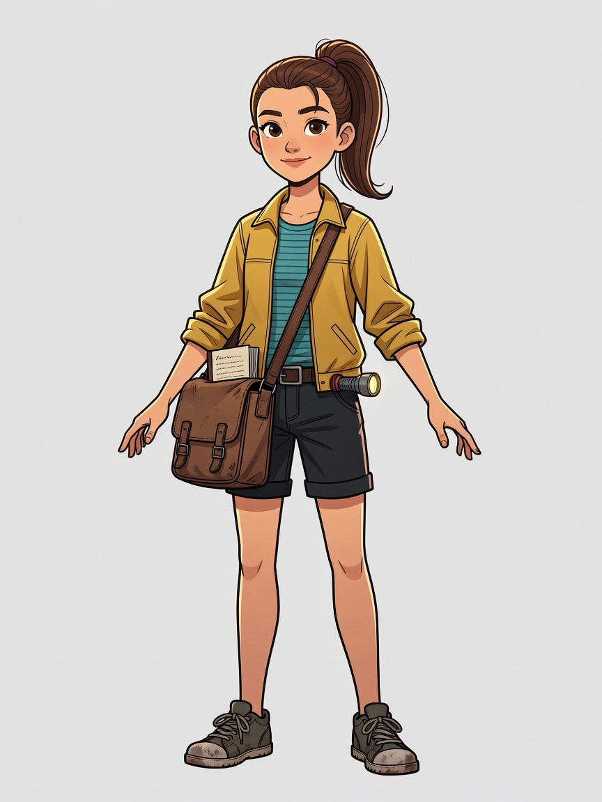Mystery House Hero Concept A - Teen Girl