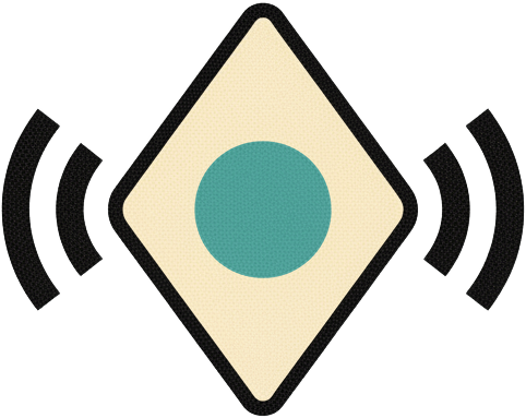 Image: single small signal cache pickup icon for a top-do