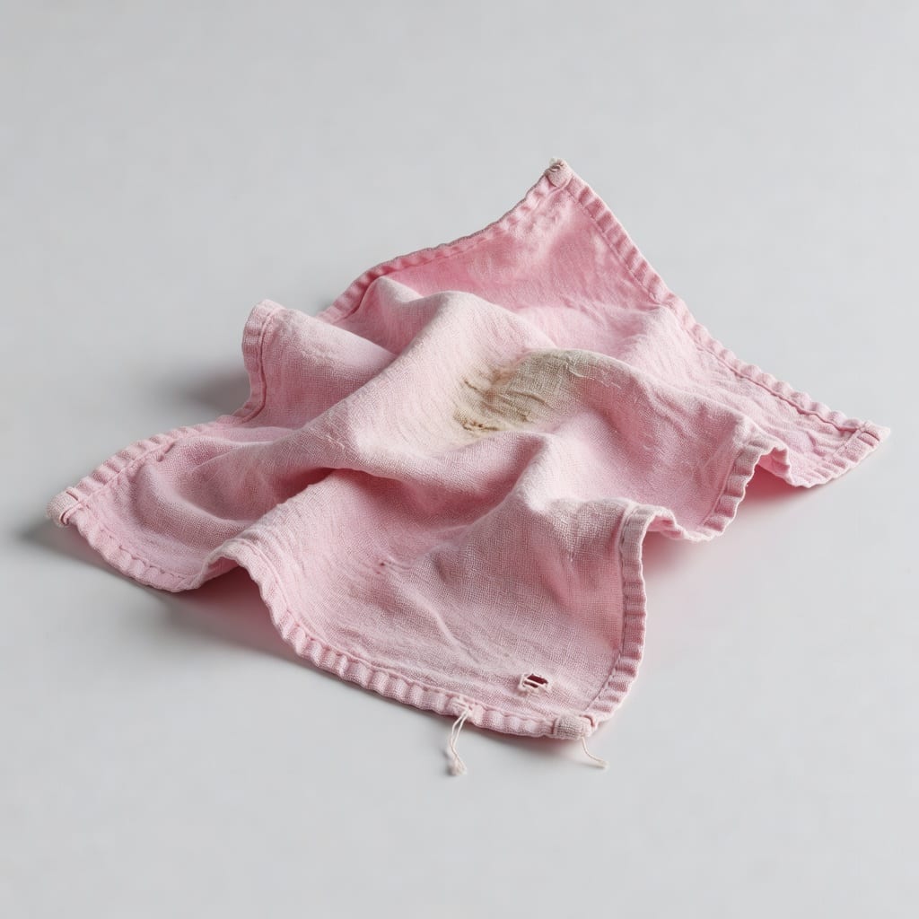Well-Loved Pink Kitchen Rag Concept