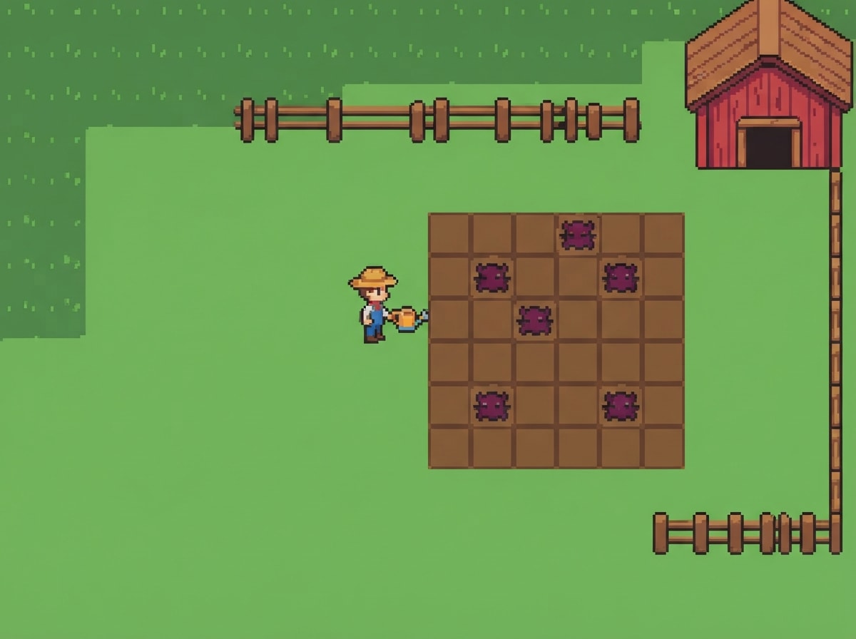 Cozy Pixel Plot