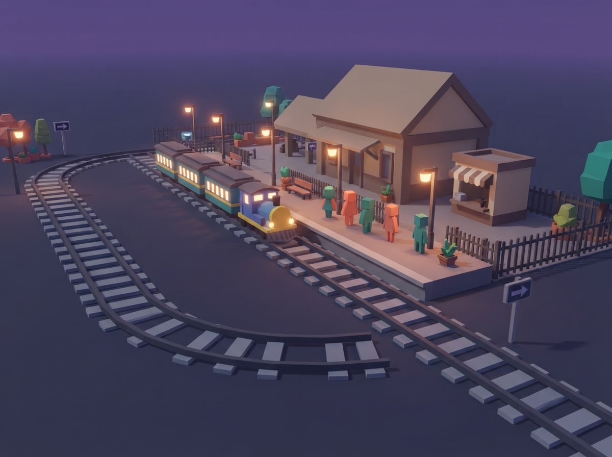 Chunky low-poly