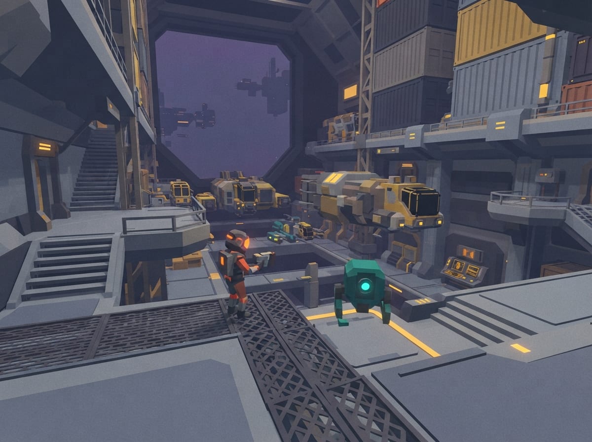 Chunky low-poly