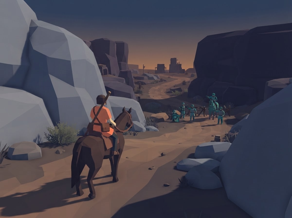 Chunky low-poly