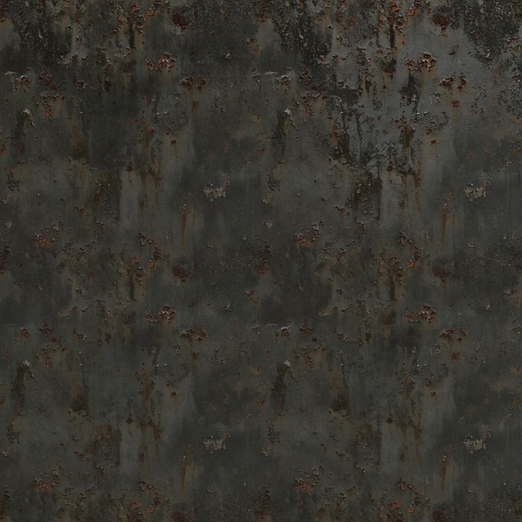 Rusted Dirty Painted Metal