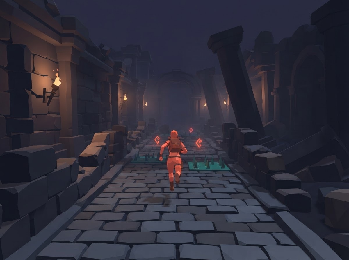 Chunky low-poly
