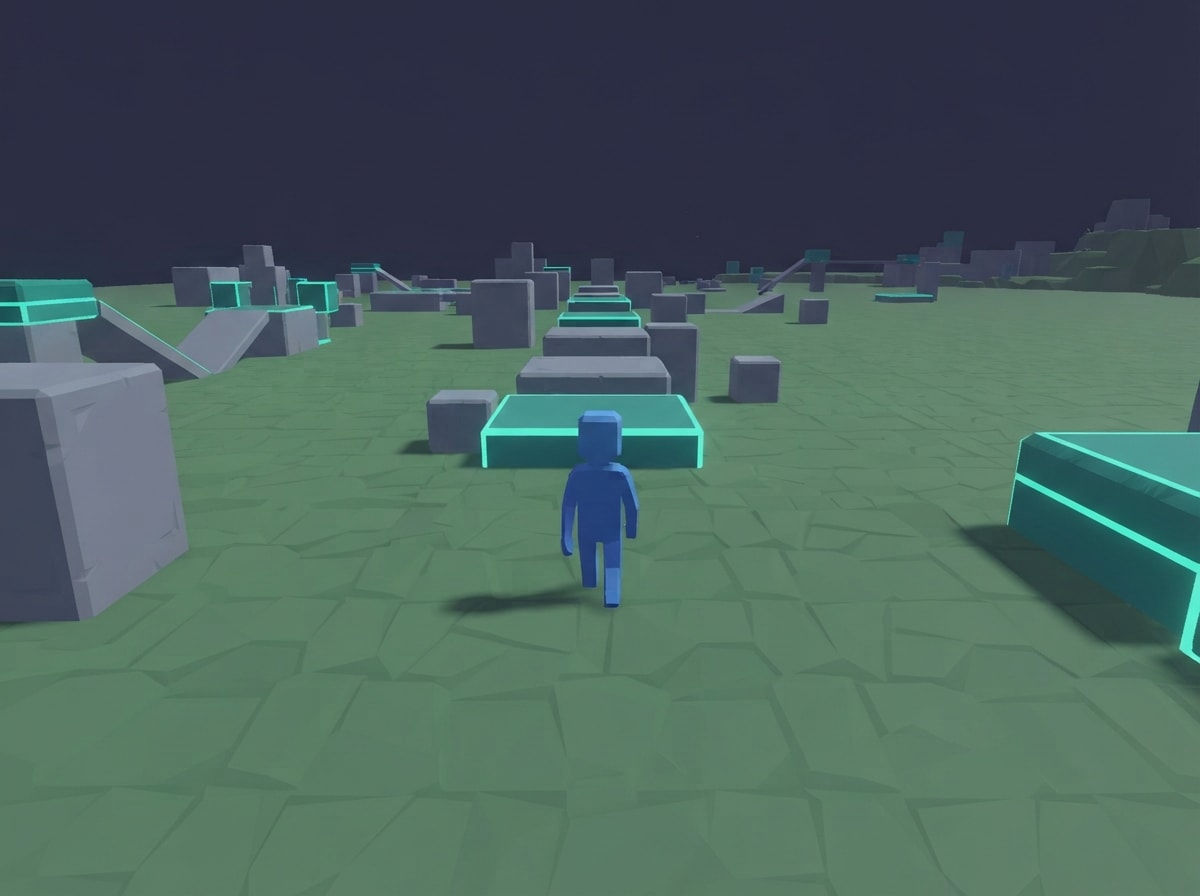 Chunky low-poly