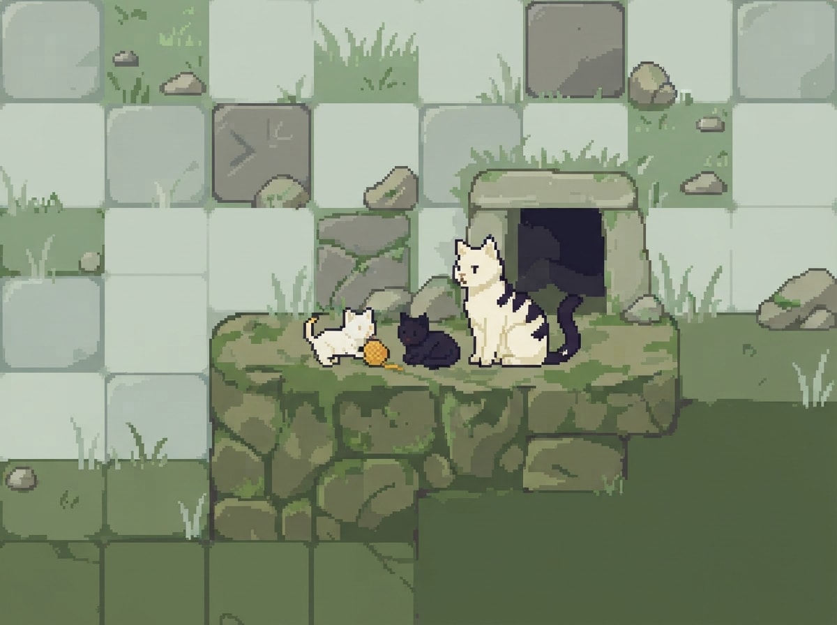 Clean Pixel Cattery