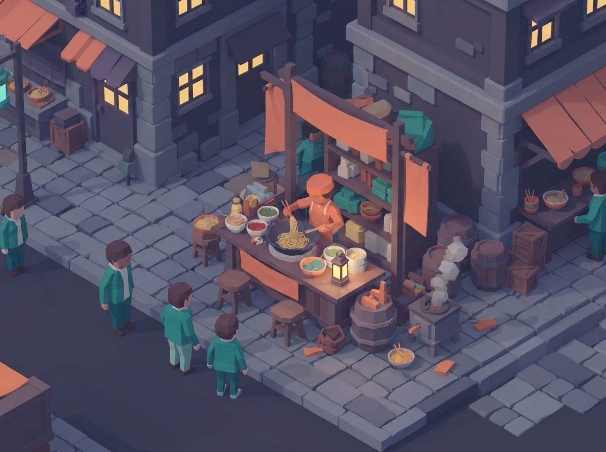 Chunky low-poly