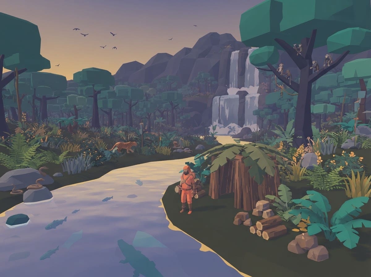 Chunky low-poly