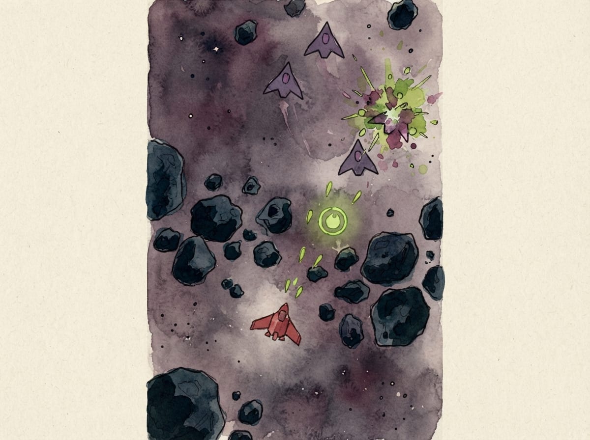 Hand-drawn