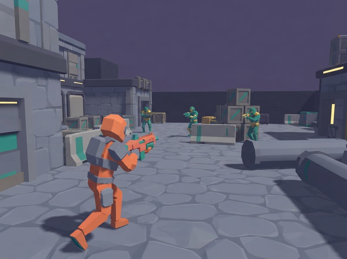 Chunky low-poly