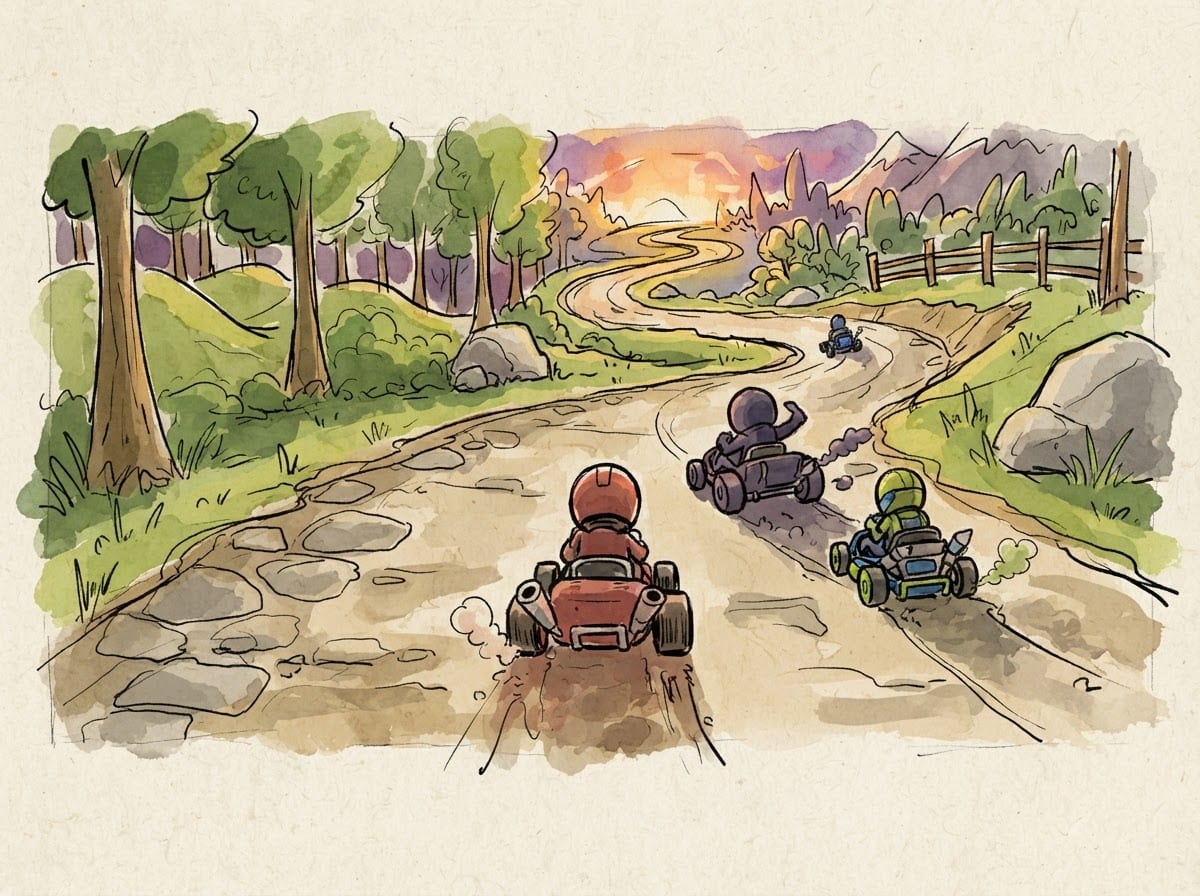 Hand-drawn