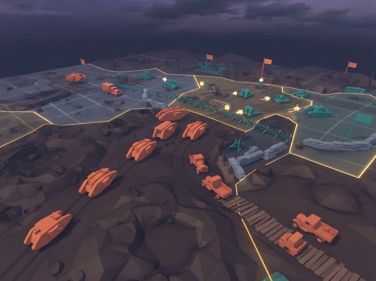 Chunky low-poly