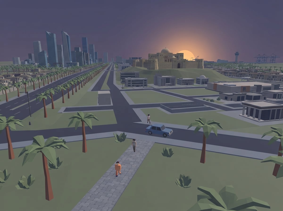 Chunky low-poly