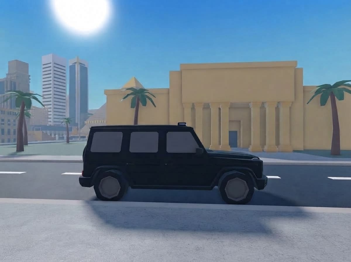 Government SUV — realistic
