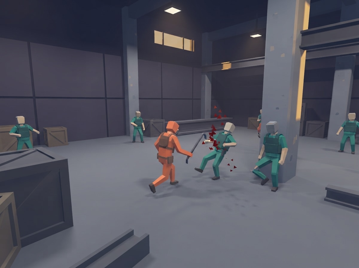 Chunky low-poly