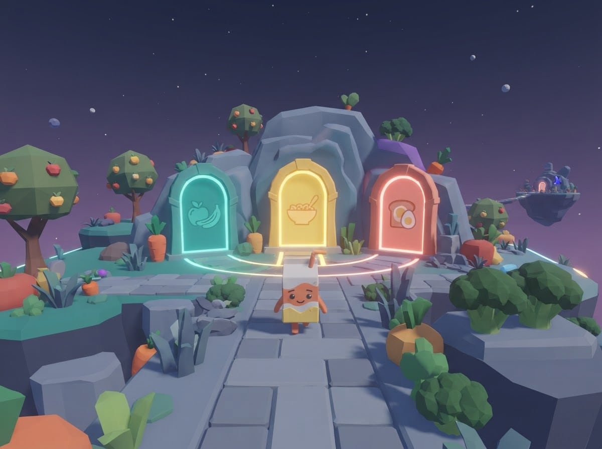 Chunky low-poly