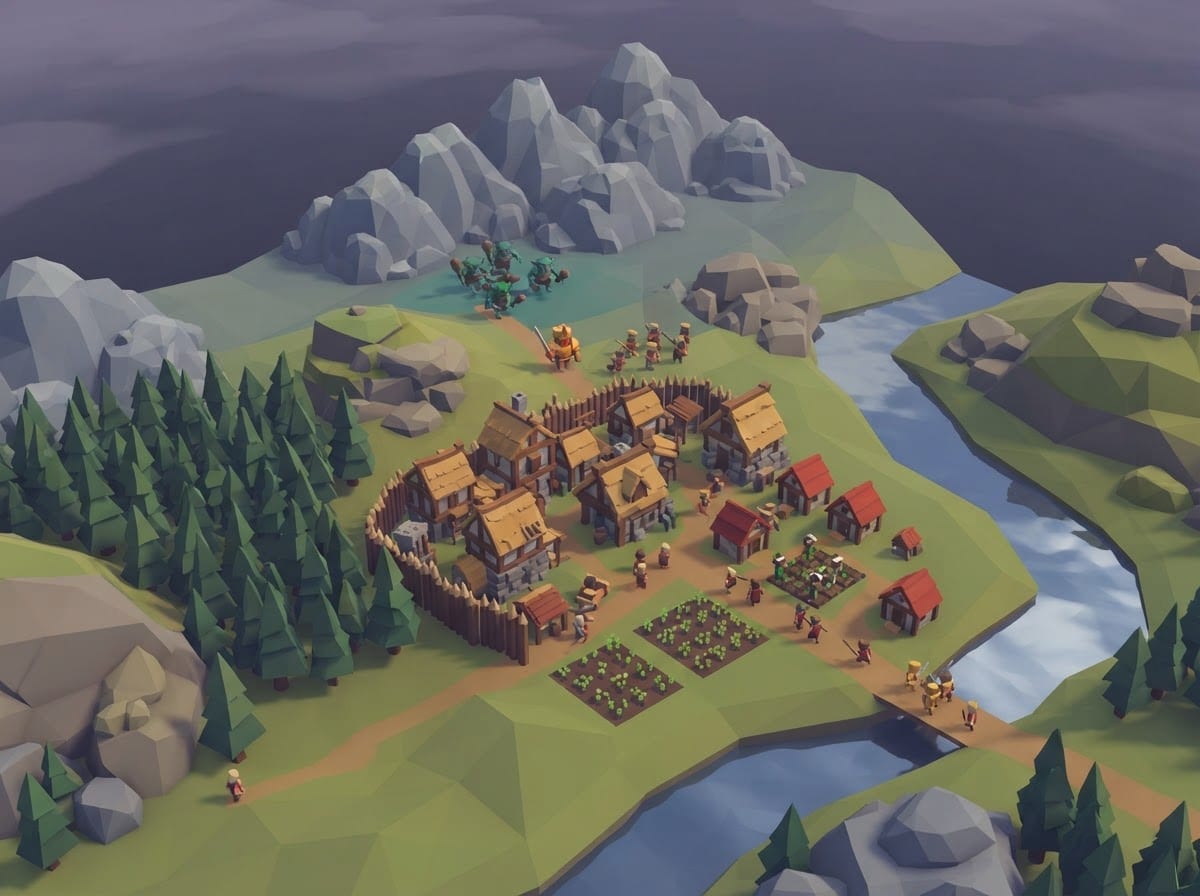 Chunky low-poly