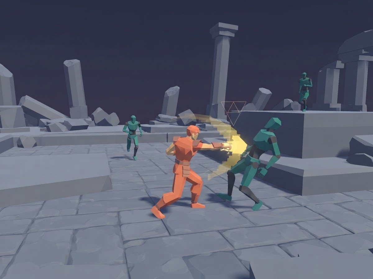 Chunky low-poly