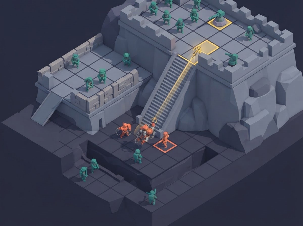 Chunky low-poly