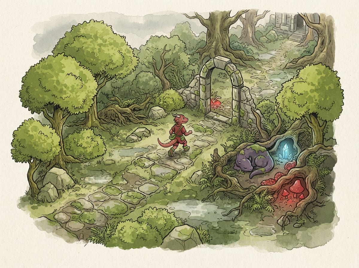 Hand-drawn