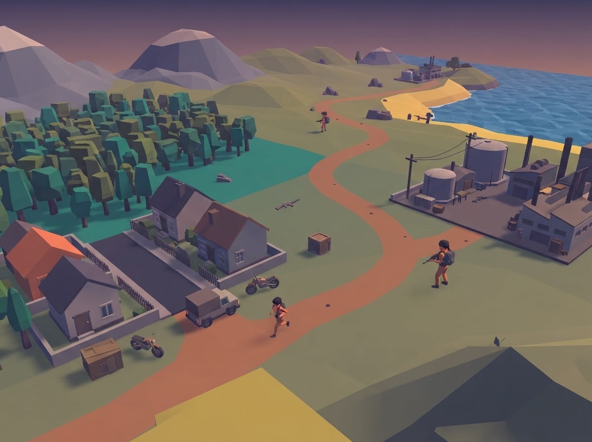 Chunky low-poly