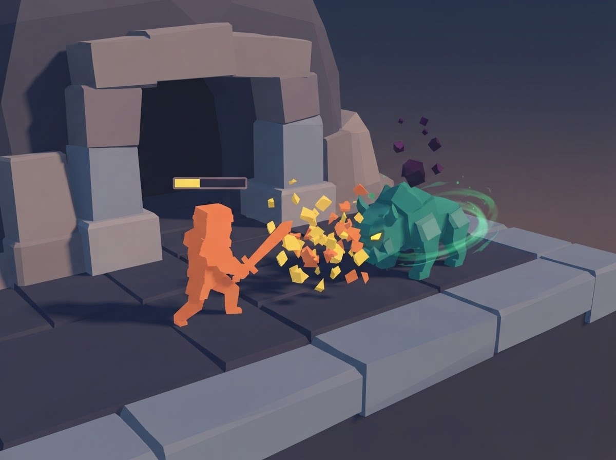 Chunky low-poly