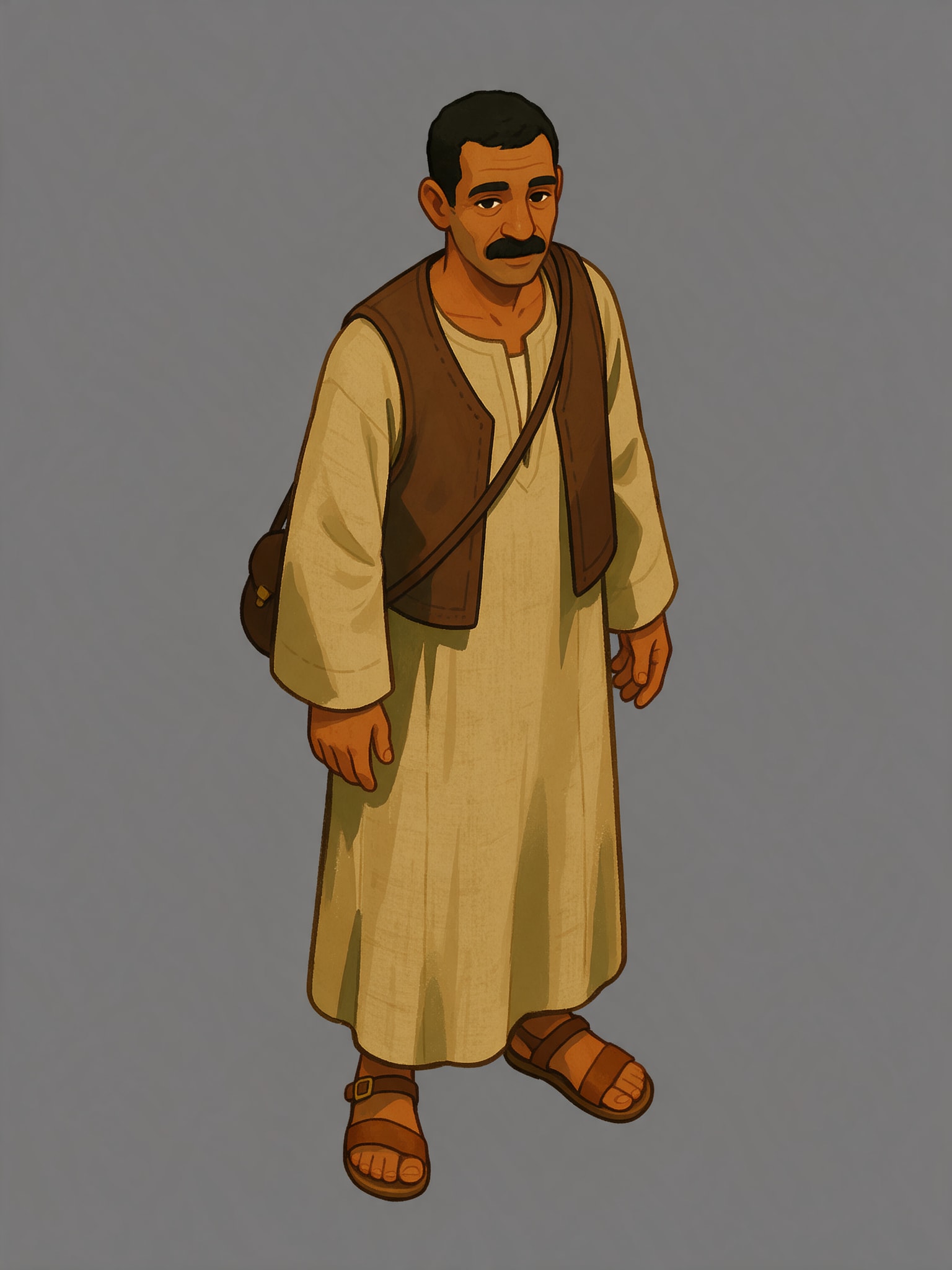 Cafe Customer - Galabeya Man Sprite