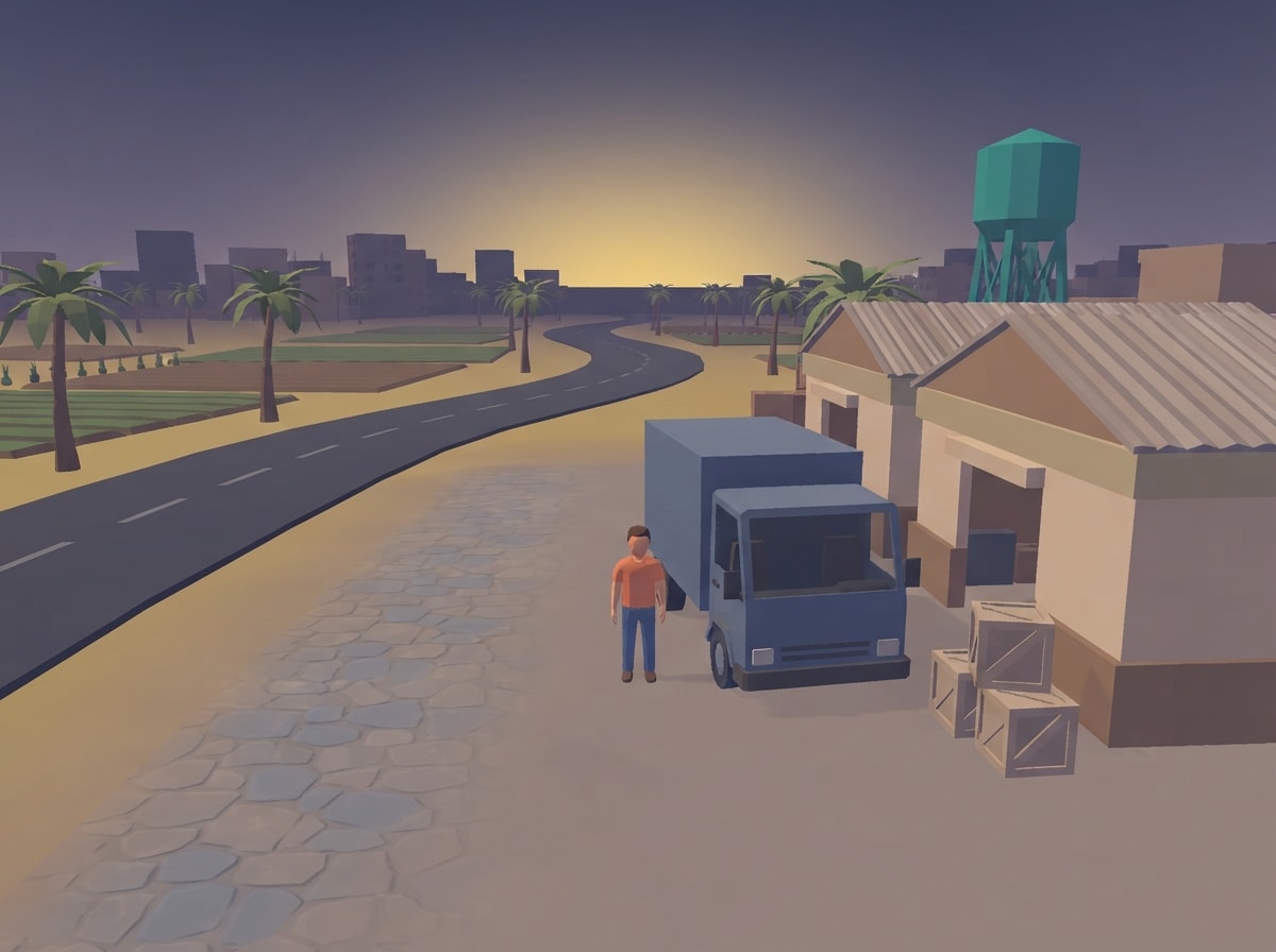 Chunky low-poly