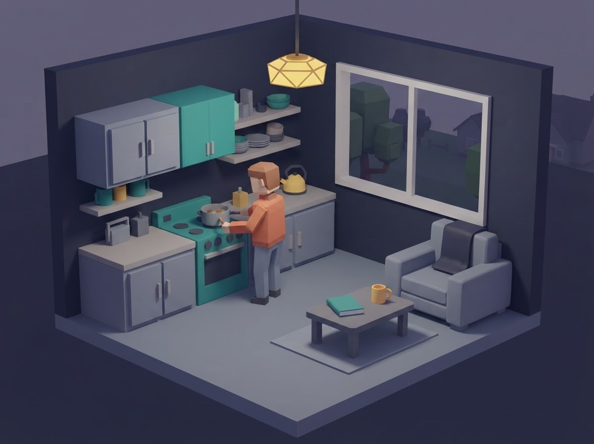 Chunky low-poly