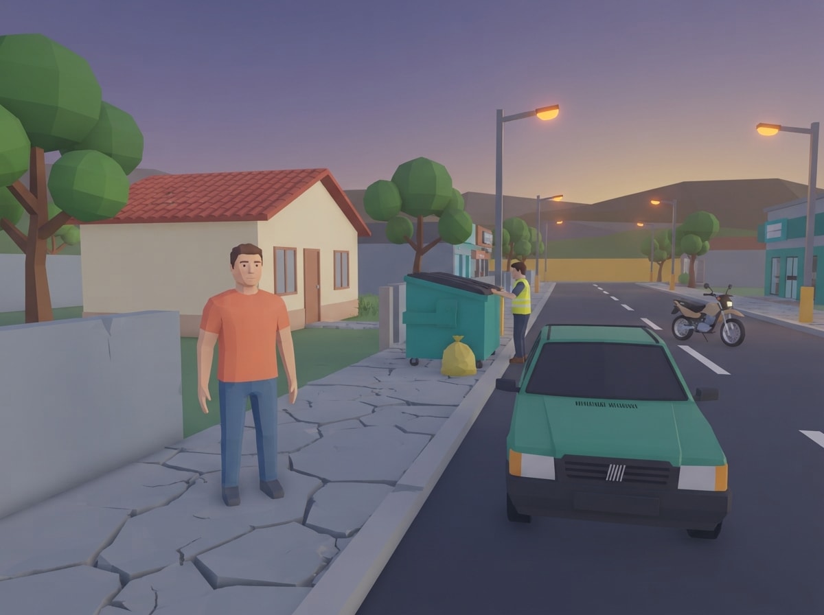 Chunky low-poly