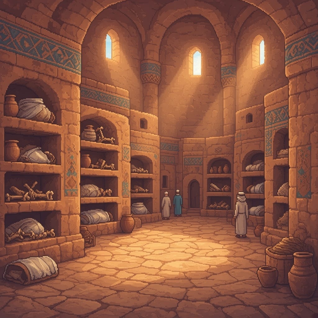 Temple Burial Shelves Interior (2)